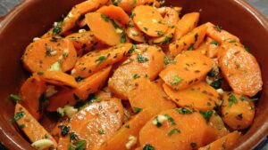 Salade de carottes cuites