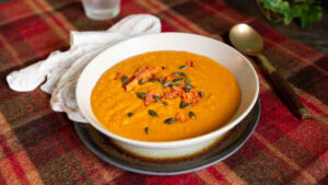 Veloute de lentilles corail