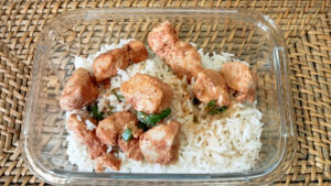 Tandoori de poulet et riz basmati