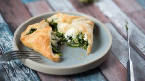 Feuilleté épinard chèvre