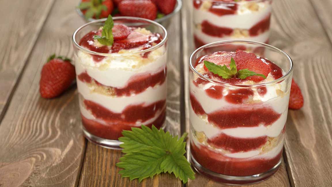 Tiramisu aux fraises