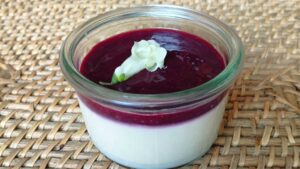Panna cotta aux fruits rouges
