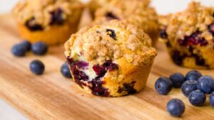 Muffin aux myrtilles