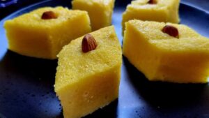 Gâteau de semoule à la fleur d’oranger