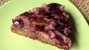 Gâteau renversé aux quetsches