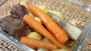 Mijoté de bœuf carotte pommes de terre fenouil