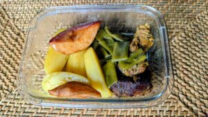 Tagine de veau aux coings et pommes de terre