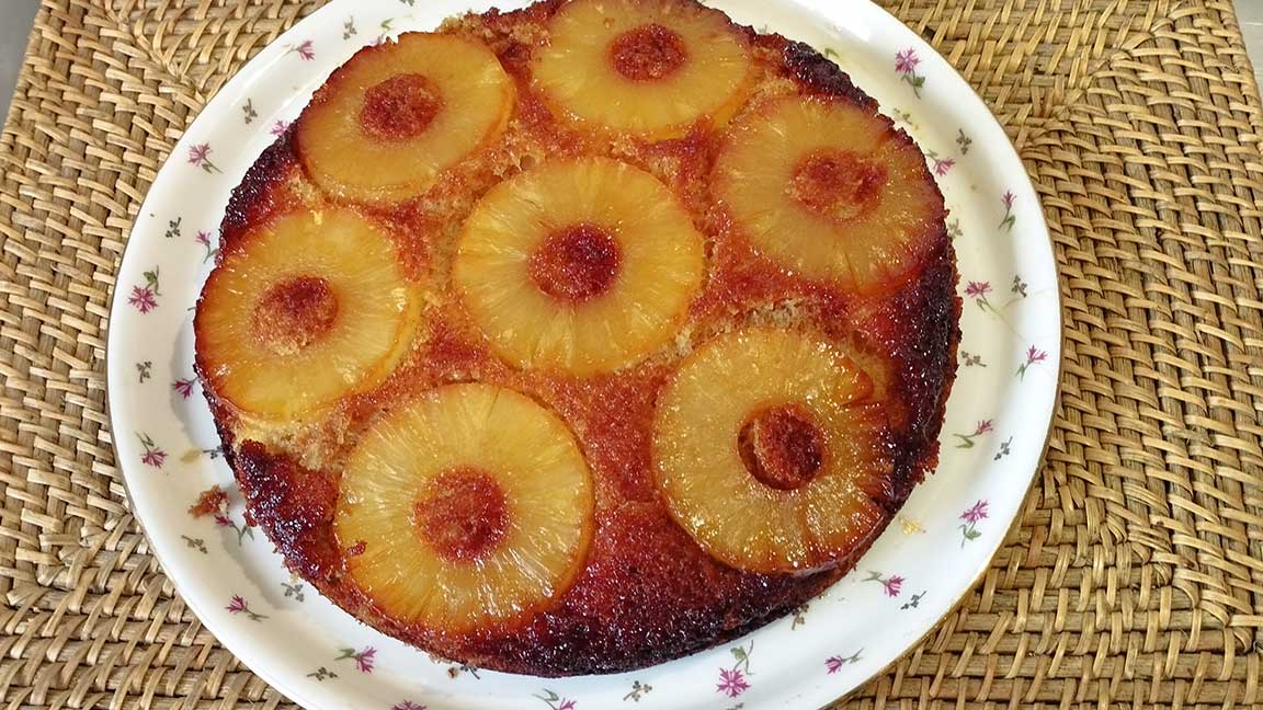 Gâteau ananas coco