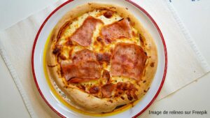 Tarte au fromage et jambon